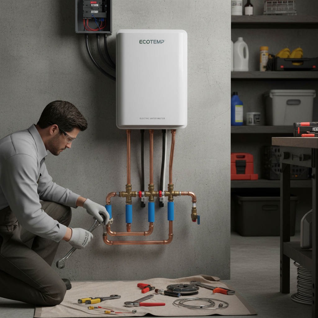 electric tankless water heater installation electric tankless water heater installation