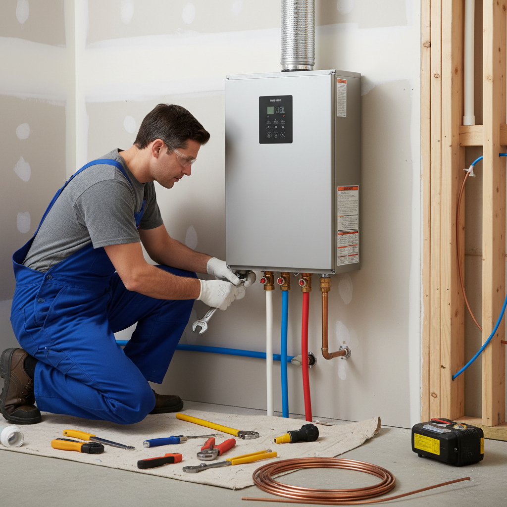 tankless water heater installation tankless water heater installation