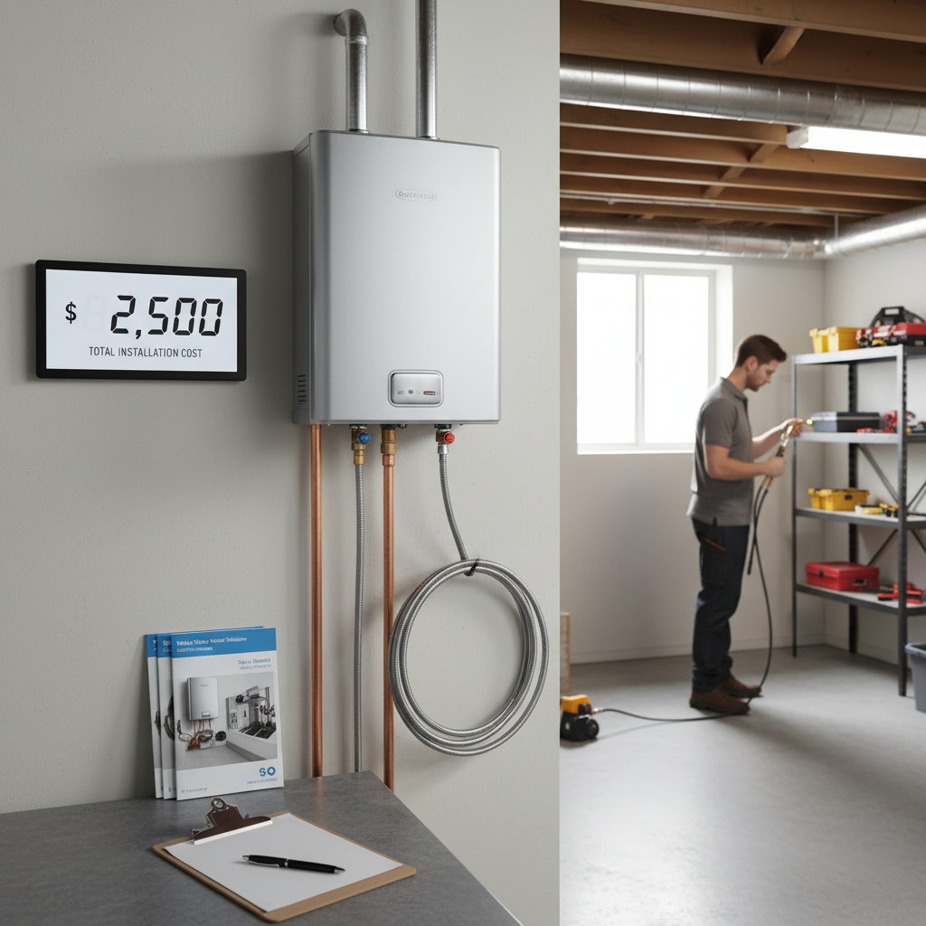 tankless water heater installation cost tankless water heater installation cost