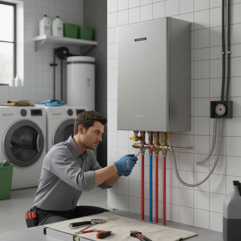 tankless hot water heater installation tankless hot water heater installation