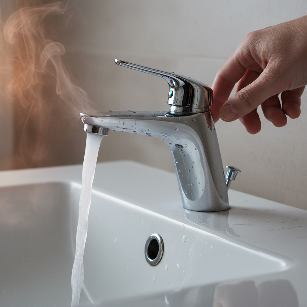 no cold water in house but have hot water