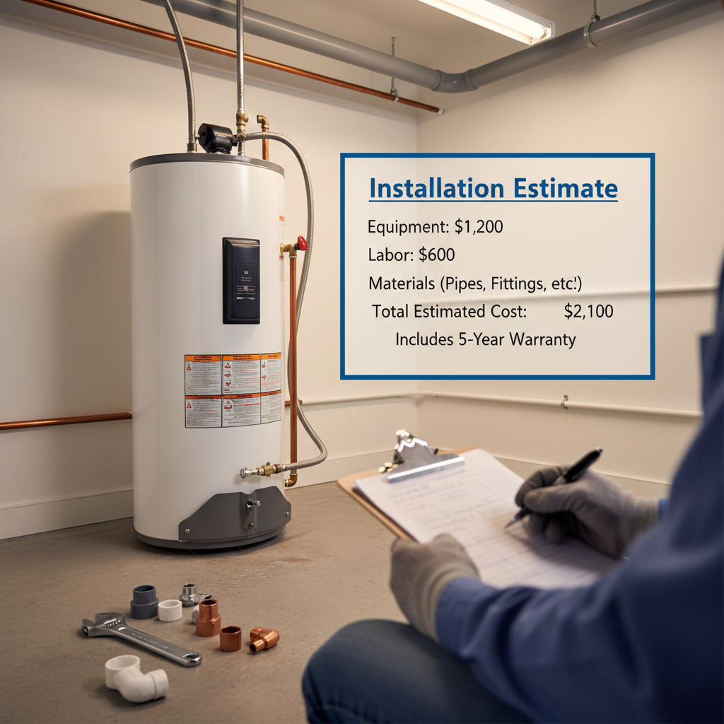 Water Heater Installation Cost Breakdown water heater cost