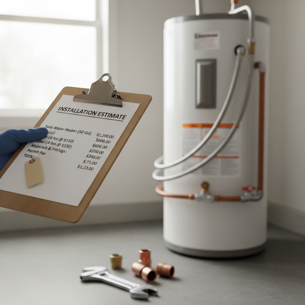Water Heater Installation Cost Breakdown water heater cost