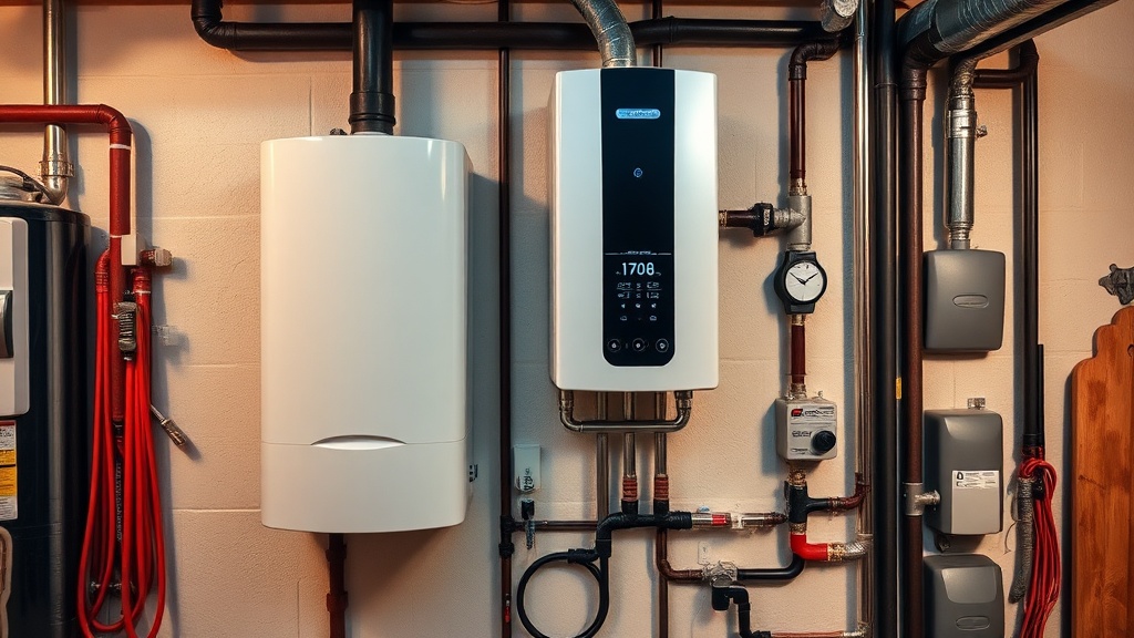 Modern water heater and home heating system - troubleshooting hot water but no heating