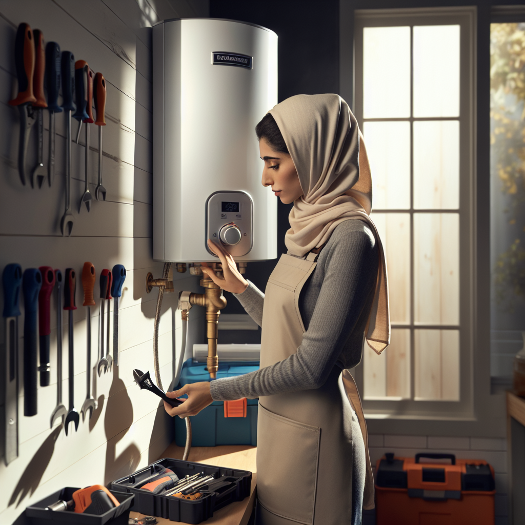 placeholder-2 water heater service badge with a five-star rating