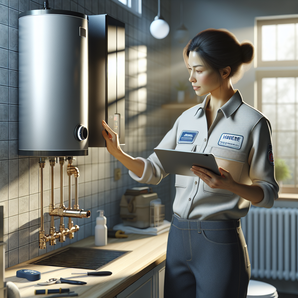 placeholder-3 professional technician repairing a tankless water heater