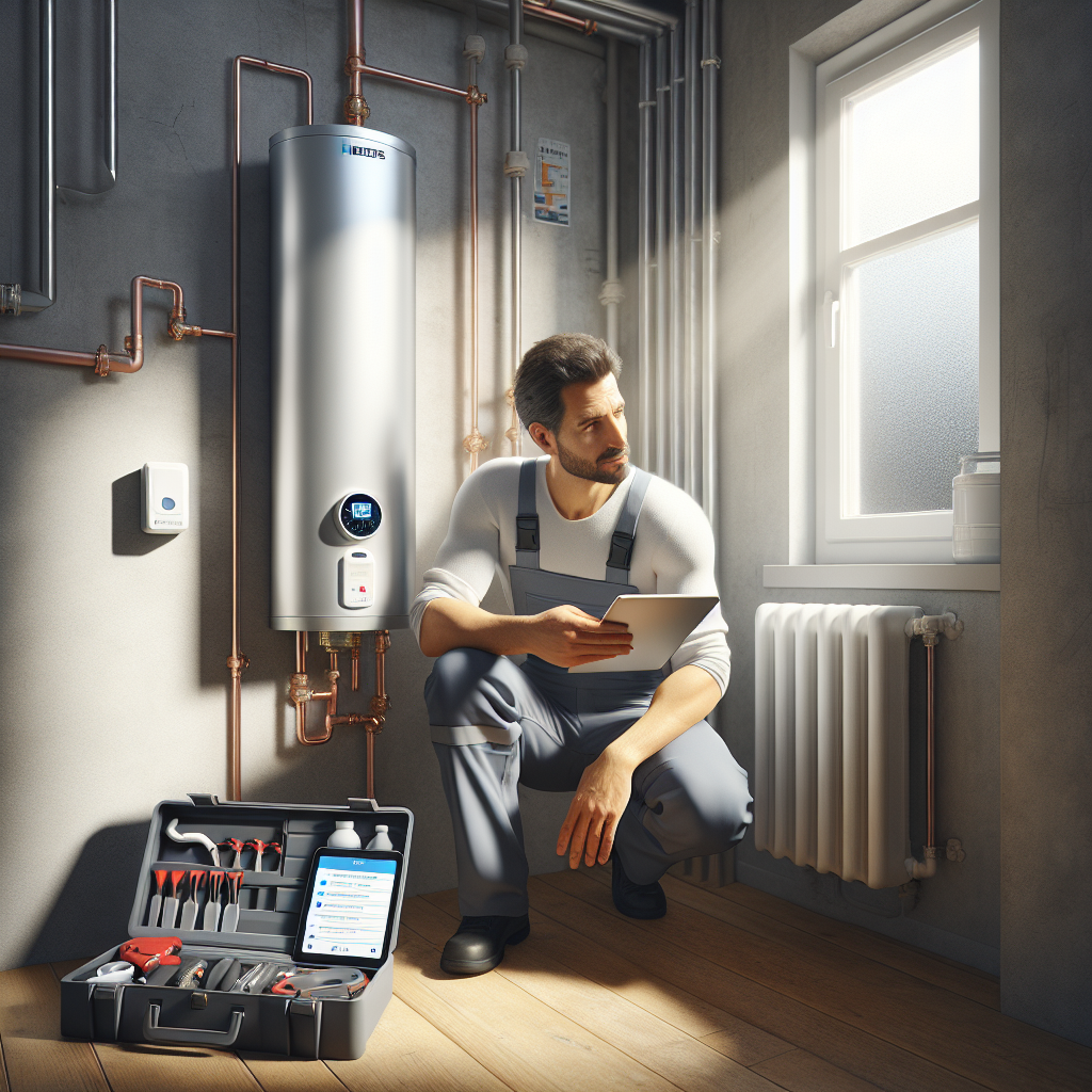 placeholder-3 professional technician repairing a tankless water heater