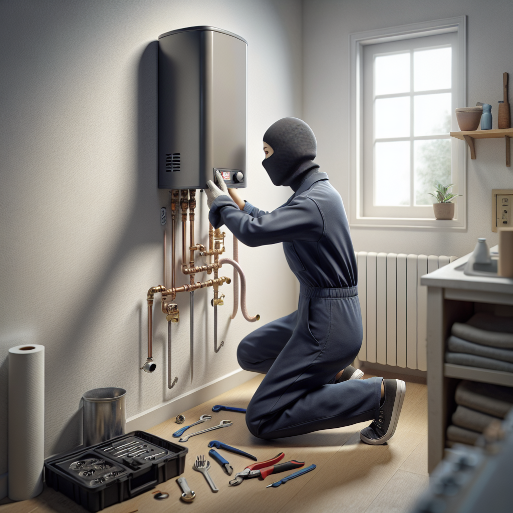 placeholder-3 professional technician repairing a tankless water heater