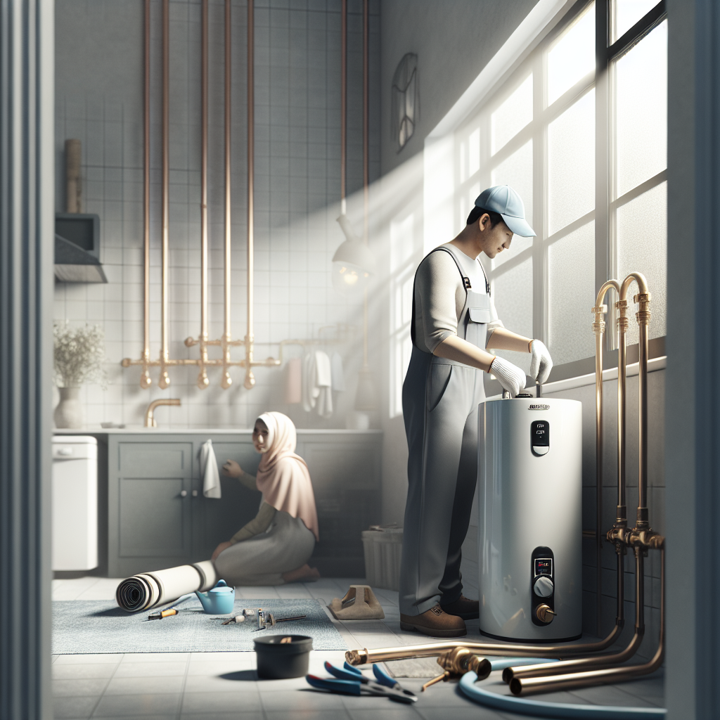 placeholder-3 professional technician repairing a tankless water heater