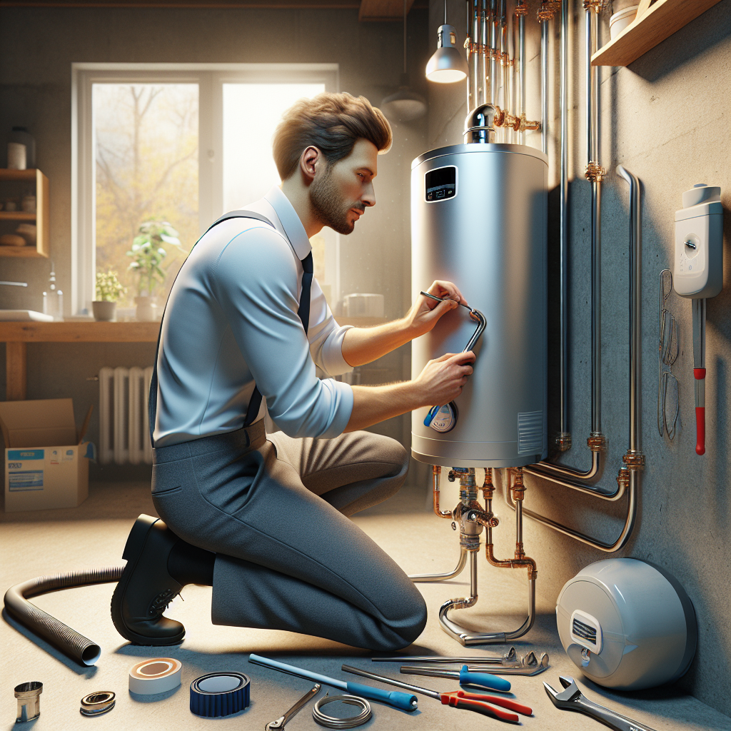 placeholder-3 professional technician repairing a tankless water heater