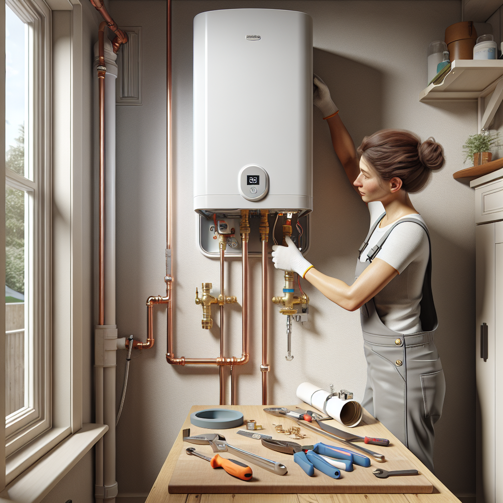 placeholder-3 professional technician repairing a tankless water heater