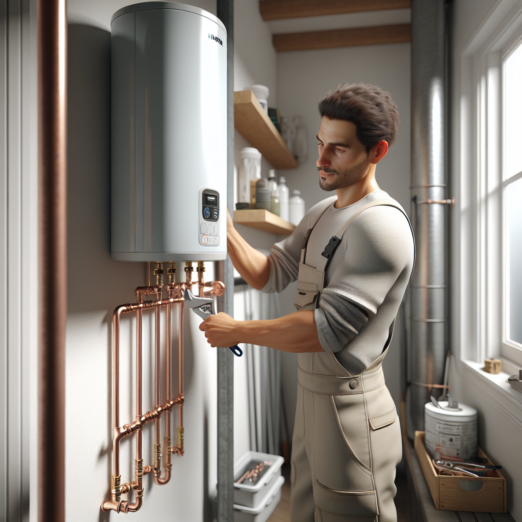 placeholder-2 water heater service badge with a five-star rating