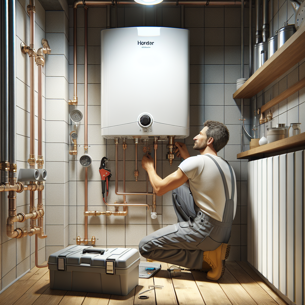 placeholder-3 professional technician repairing a tankless water heater